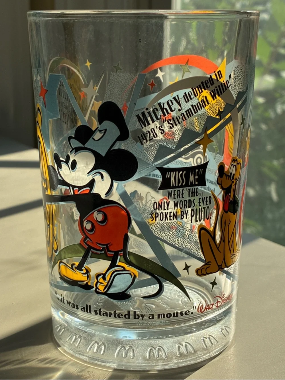 VINTAGE Walt Disney’s 100 years of Magic Glasses from (USA and Spain)
